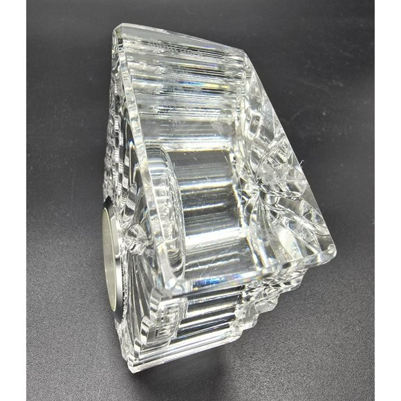 Waterford Crystal Mantle Clock With Roman Numerals Glass Vintage Style JJ3821 - Picture 16 of 16